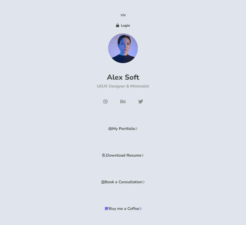 Soft UI Bio