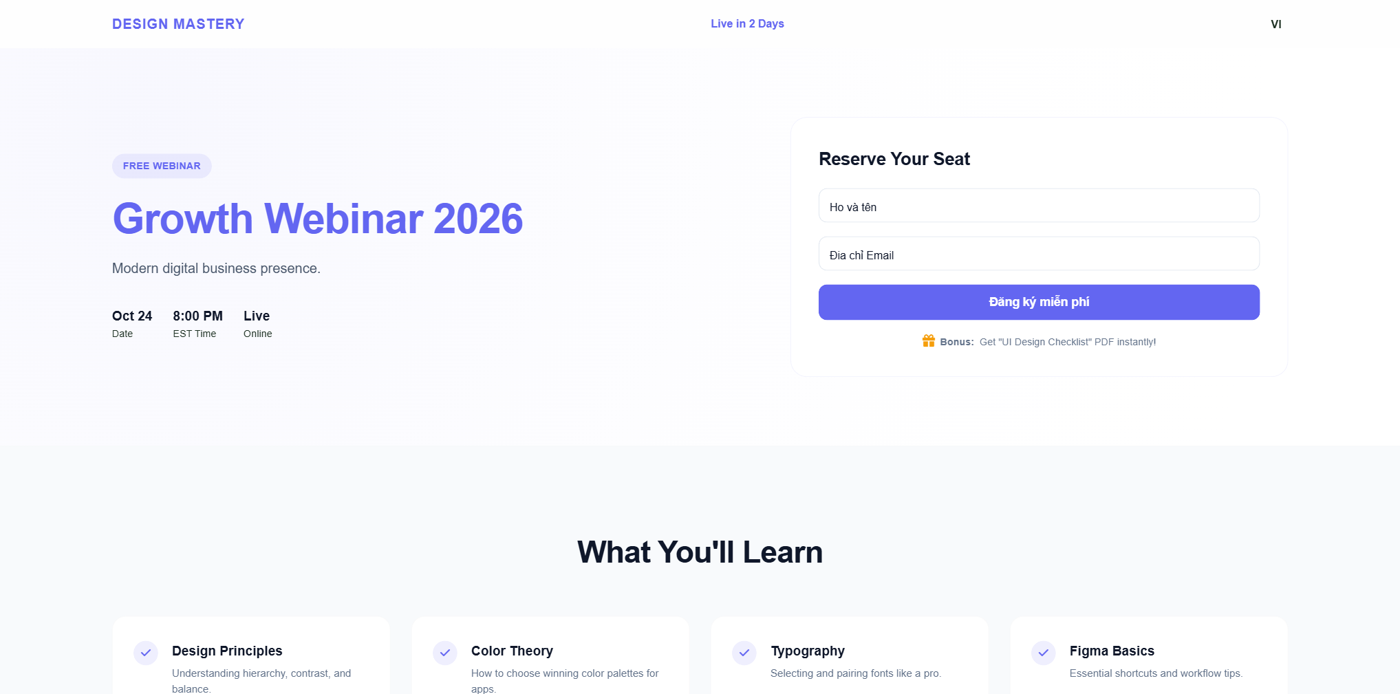 Live Workshop