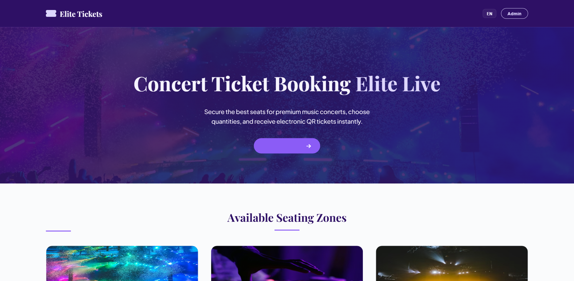 Concert ticket booking