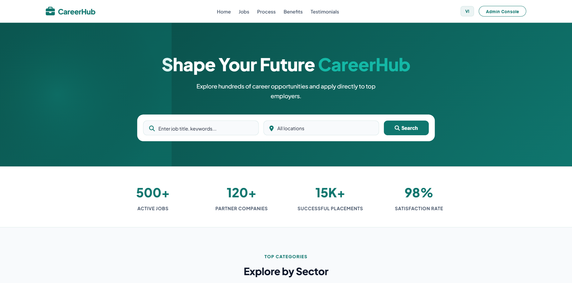 Job board listings