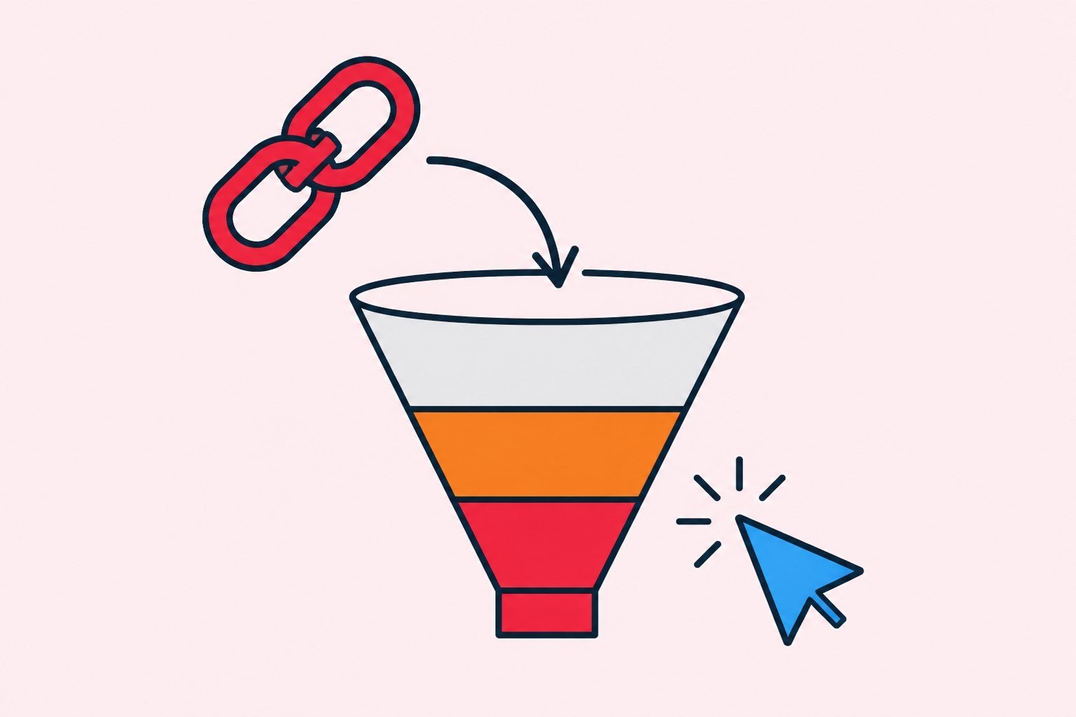 Short links in the marketing funnel — growth pillar