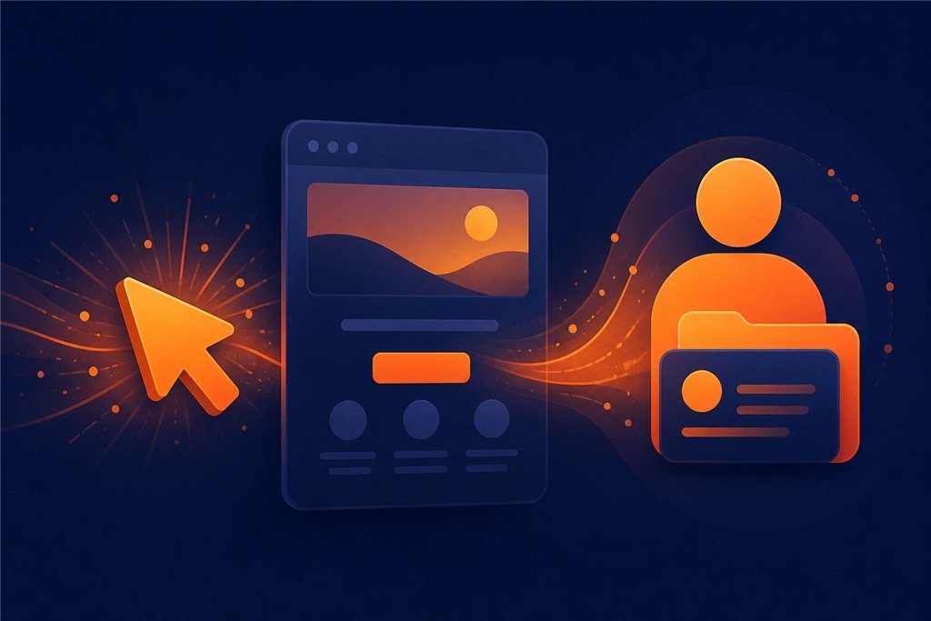 UTM parameters flowing from ads into a converting landing page before budget scale