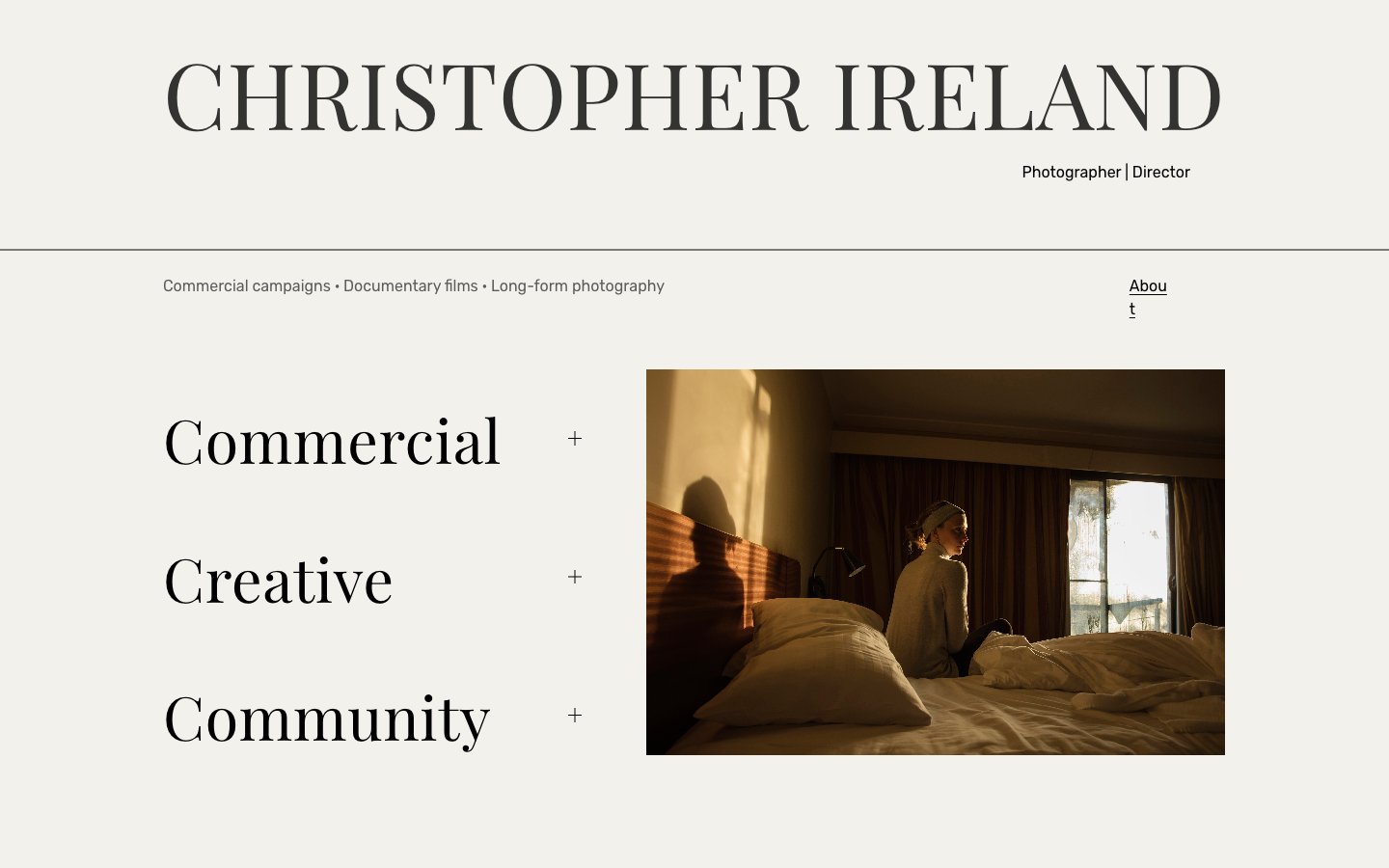 CHRISTOPHER IRELAND CREATIVE