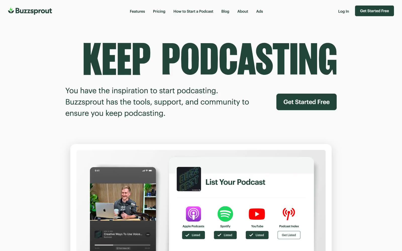 Free Podcast Hosting