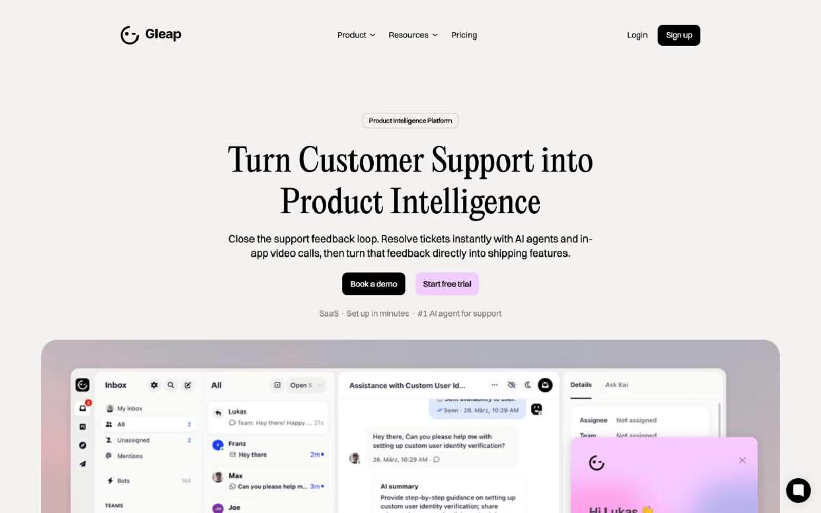 Gleap