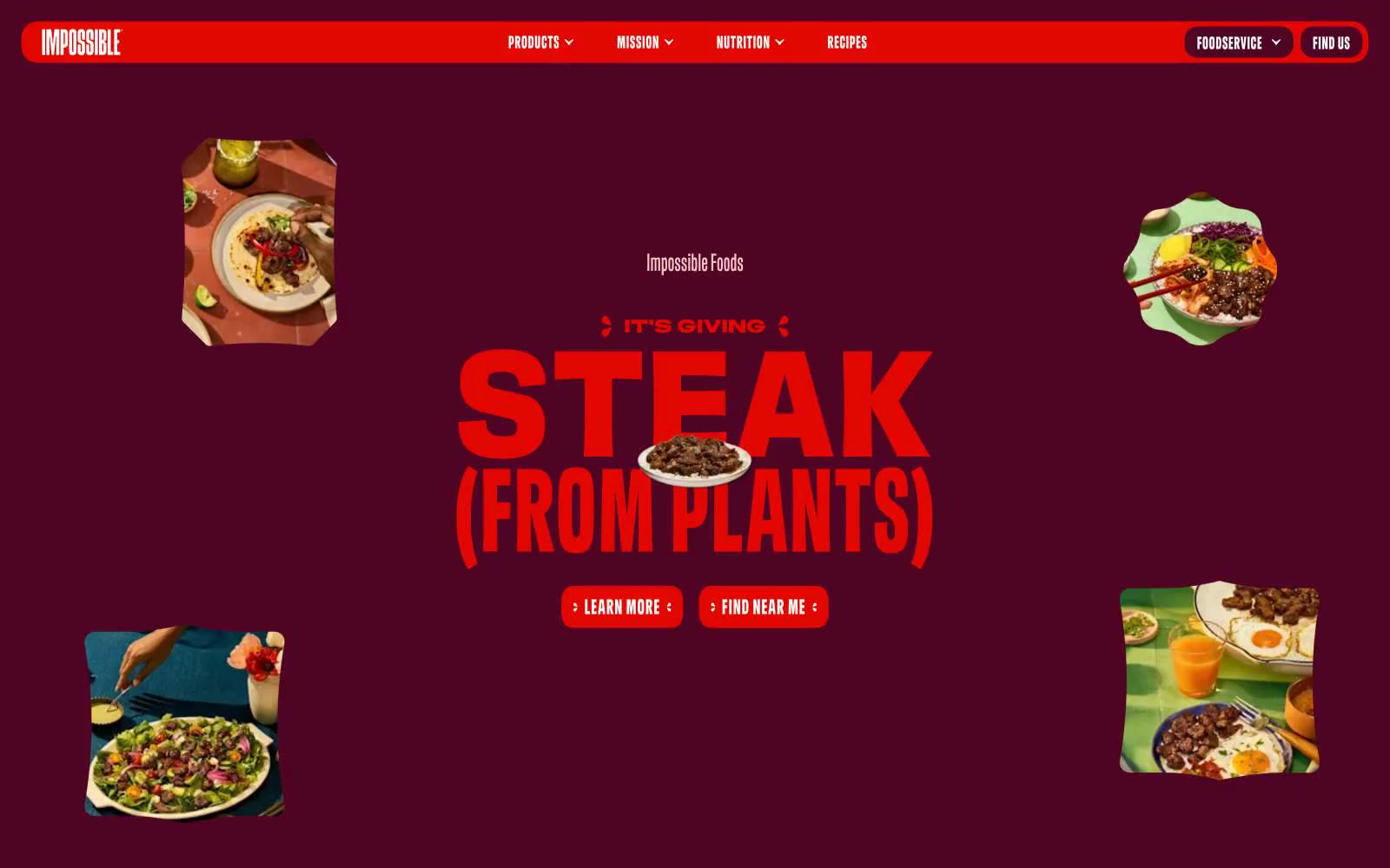 Home page | Impossible Foods