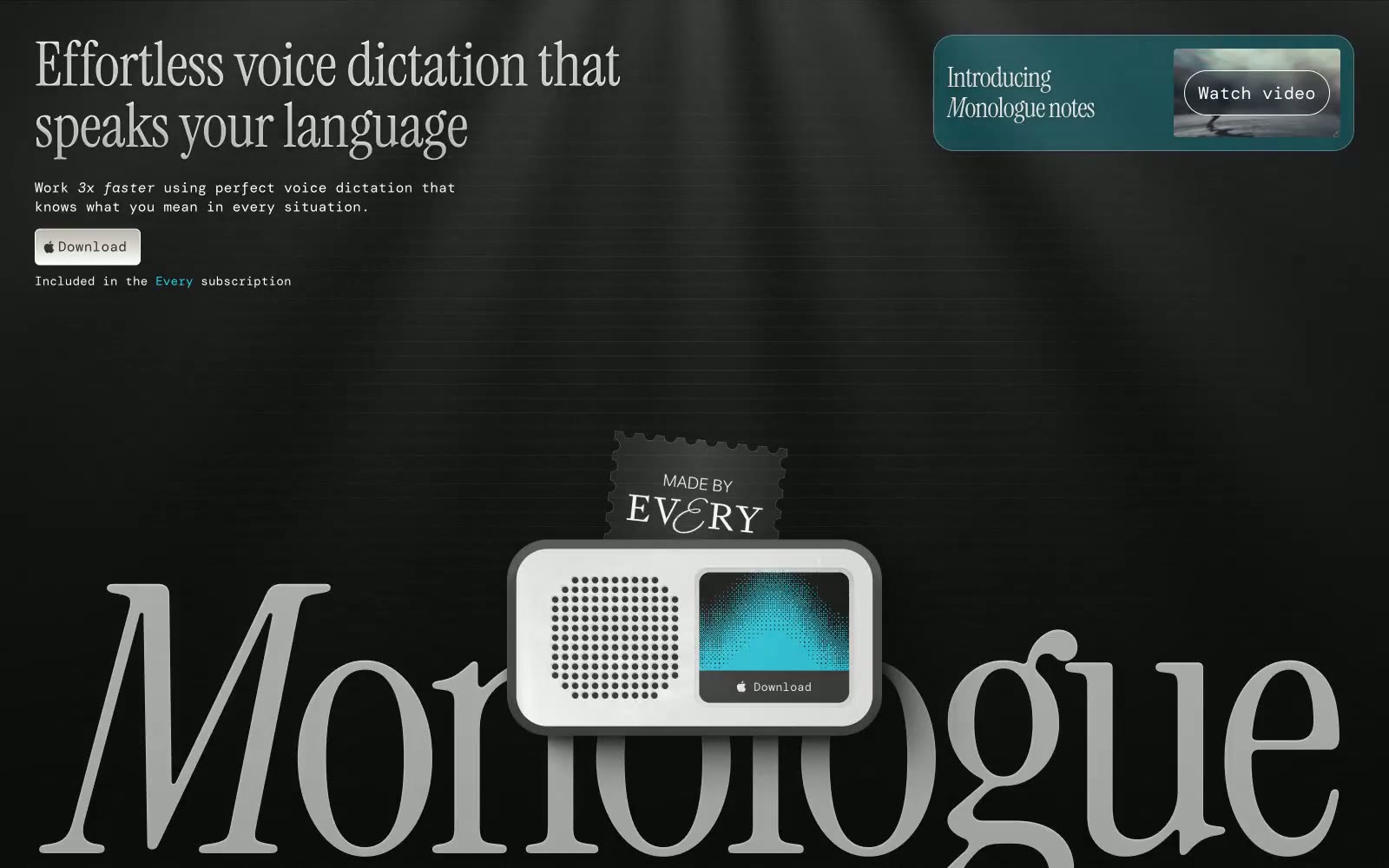 Monologue
